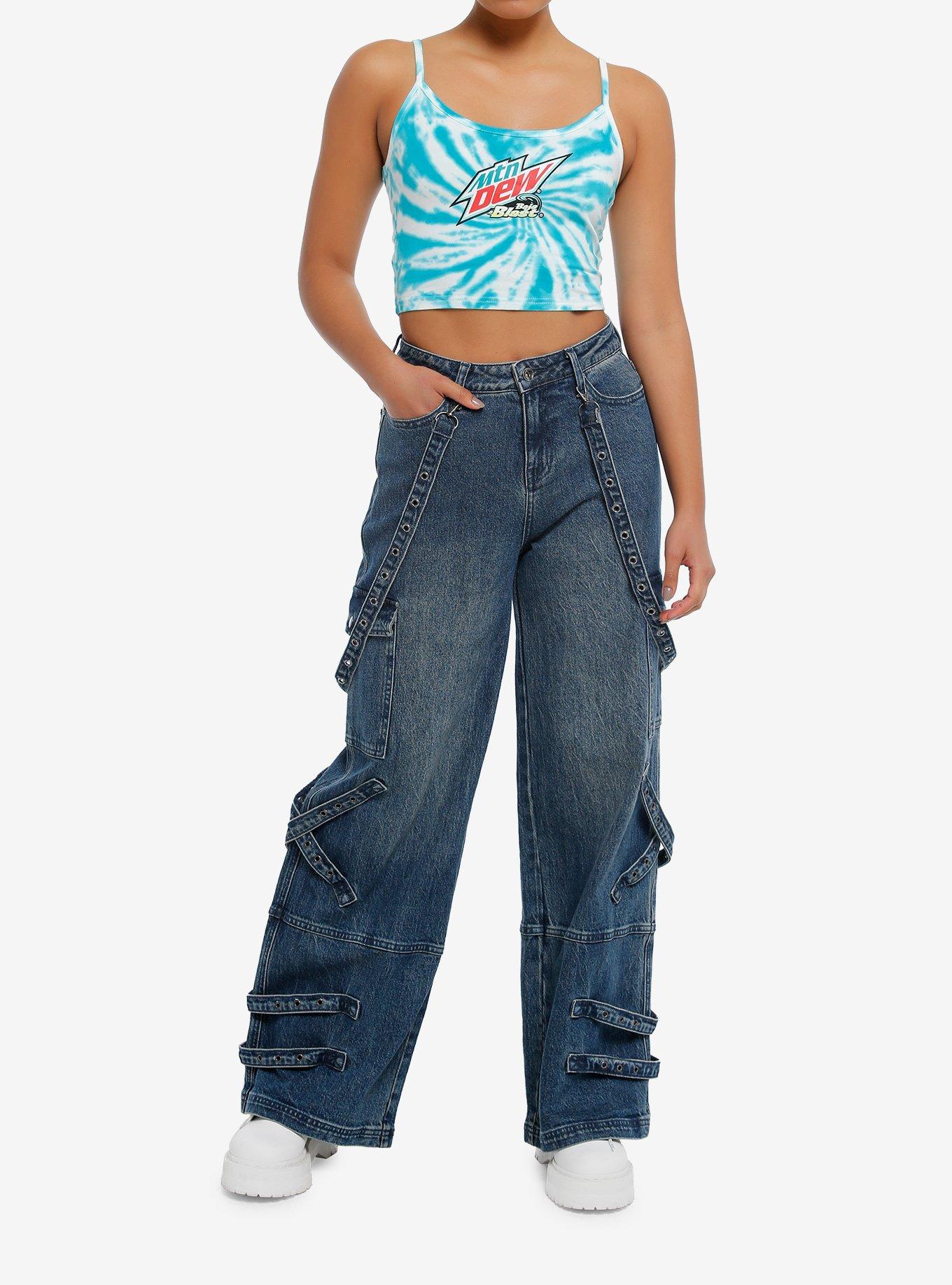 Mountain Dew Baja Blast Tie-Dye Girls Cami, MULTI, alternate