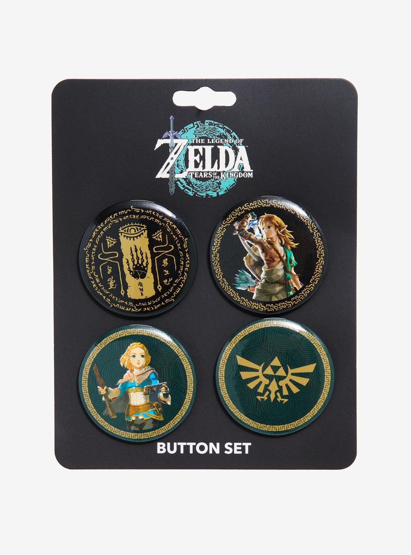 Nintendo The Legend of Zelda: Tears of The Kingdom Button Pin Set, , alternate
