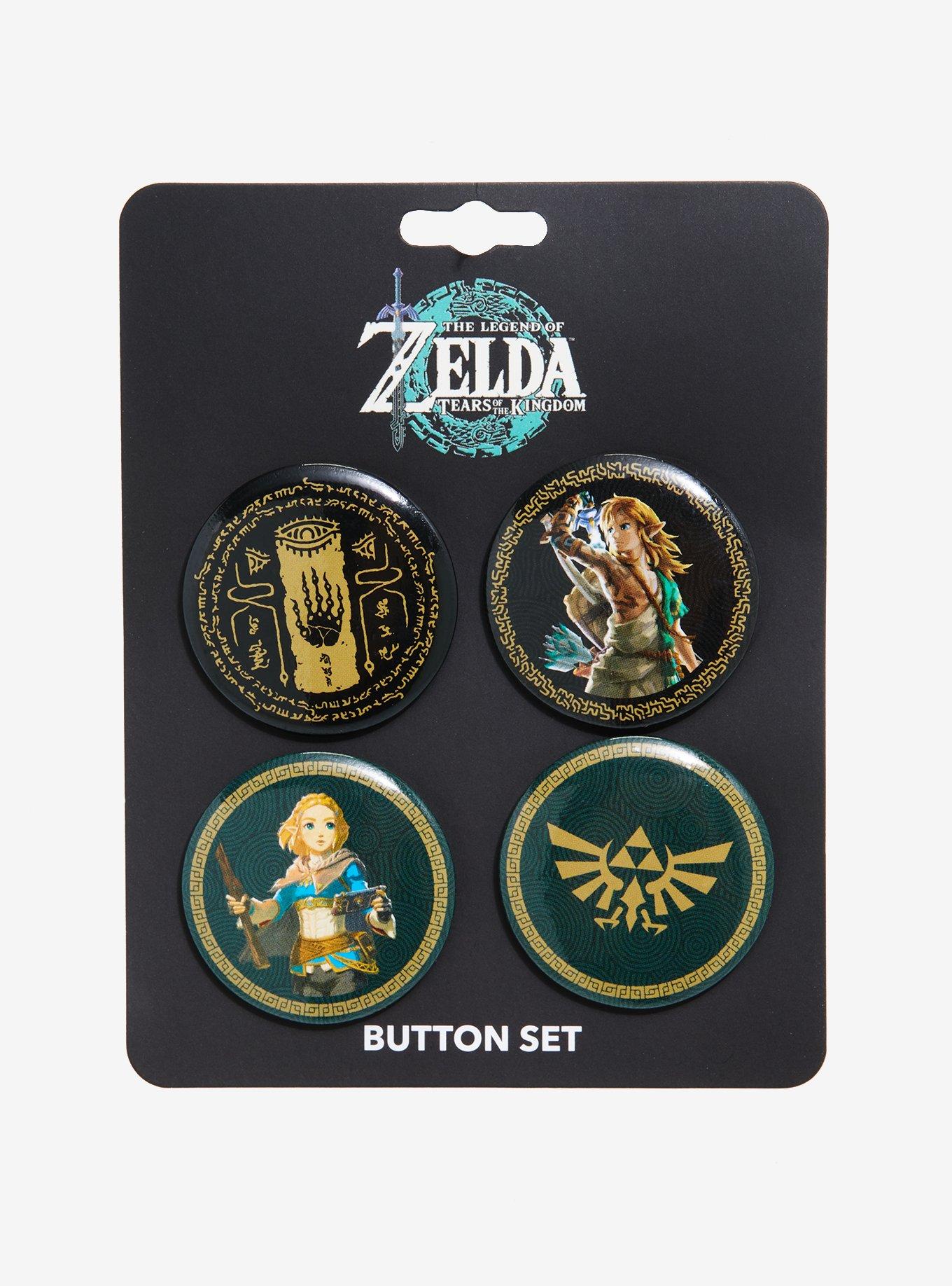 Nintendo The Legend of Zelda: Tears of The Kingdom Button Pin Set, , hi-res