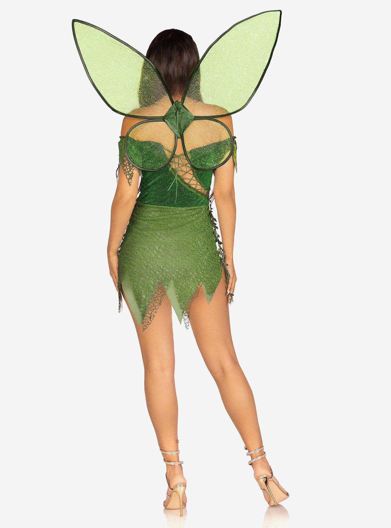 Forest Fairy Costume, GREEN, alternate