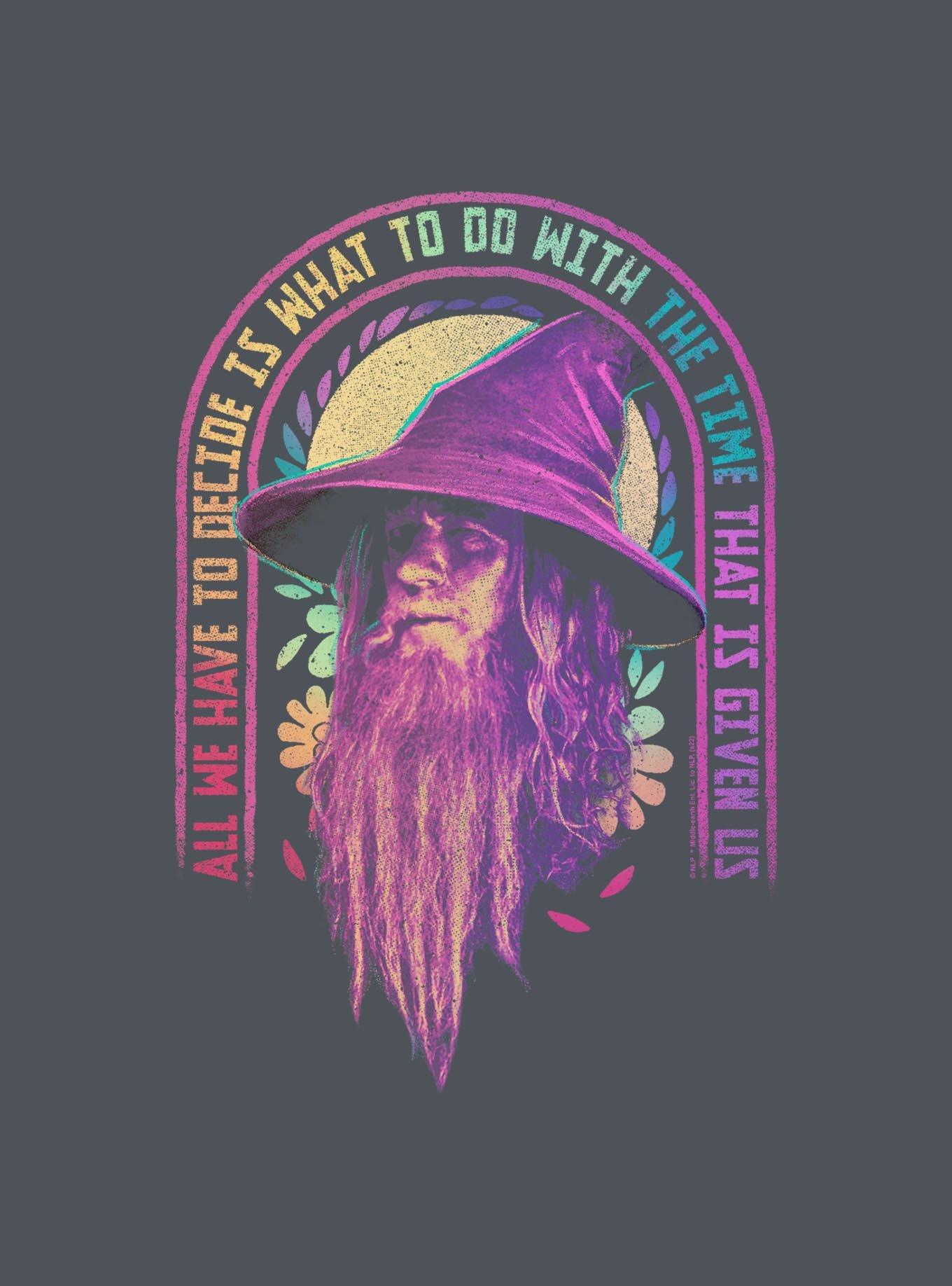 The Lord of the Rings Gandalf Decide With Time Tie-Dye T-Shirt, , hi-res