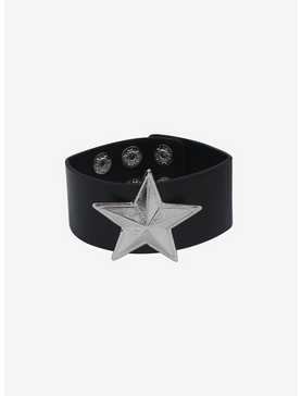 Black Star Cuff Bracelet, , hi-res