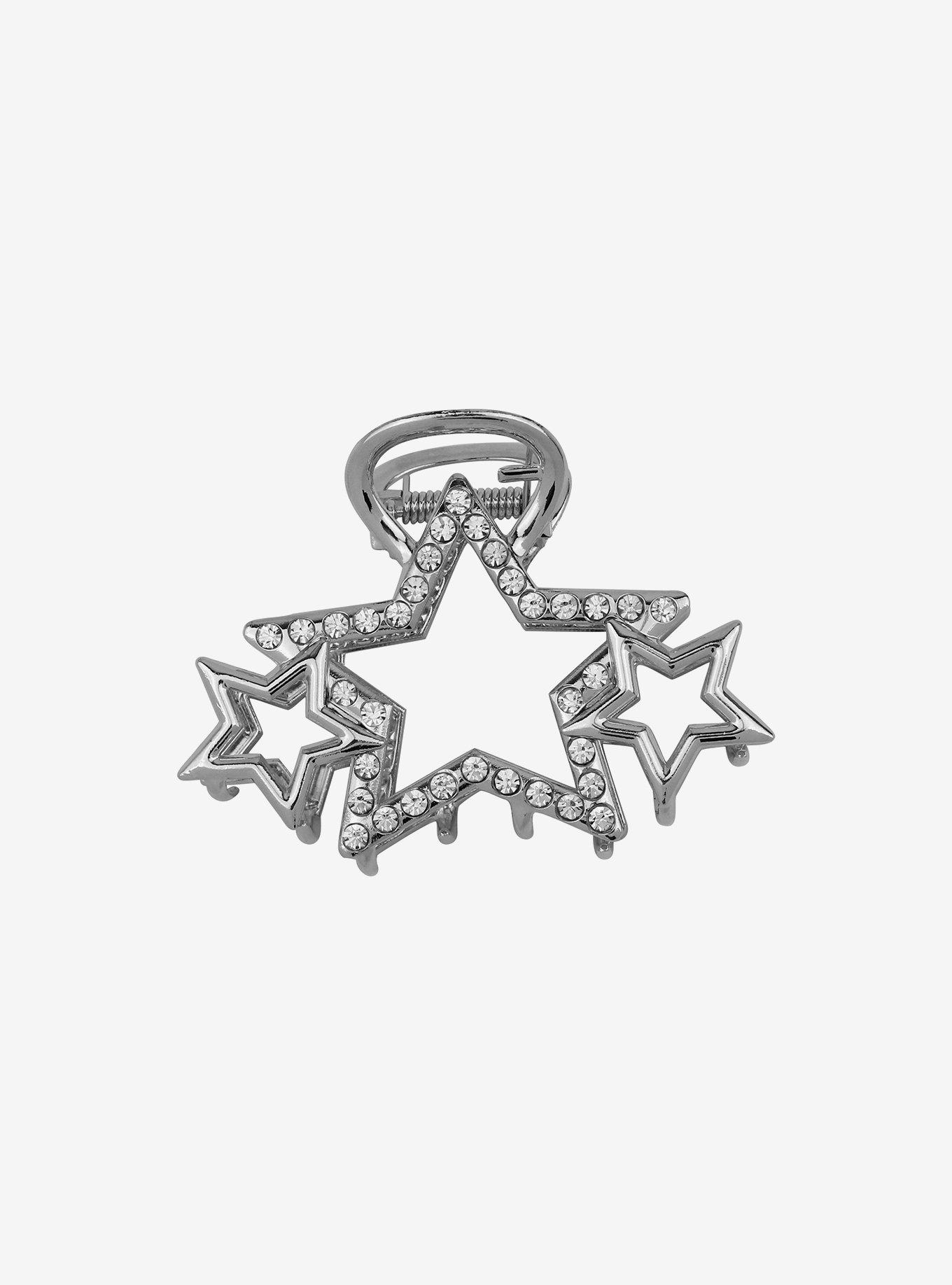 Triple Star Claw Hair Clip, , alternate