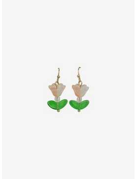 Thorn & Fable Pink Tulip Drop Earrings, , hi-res