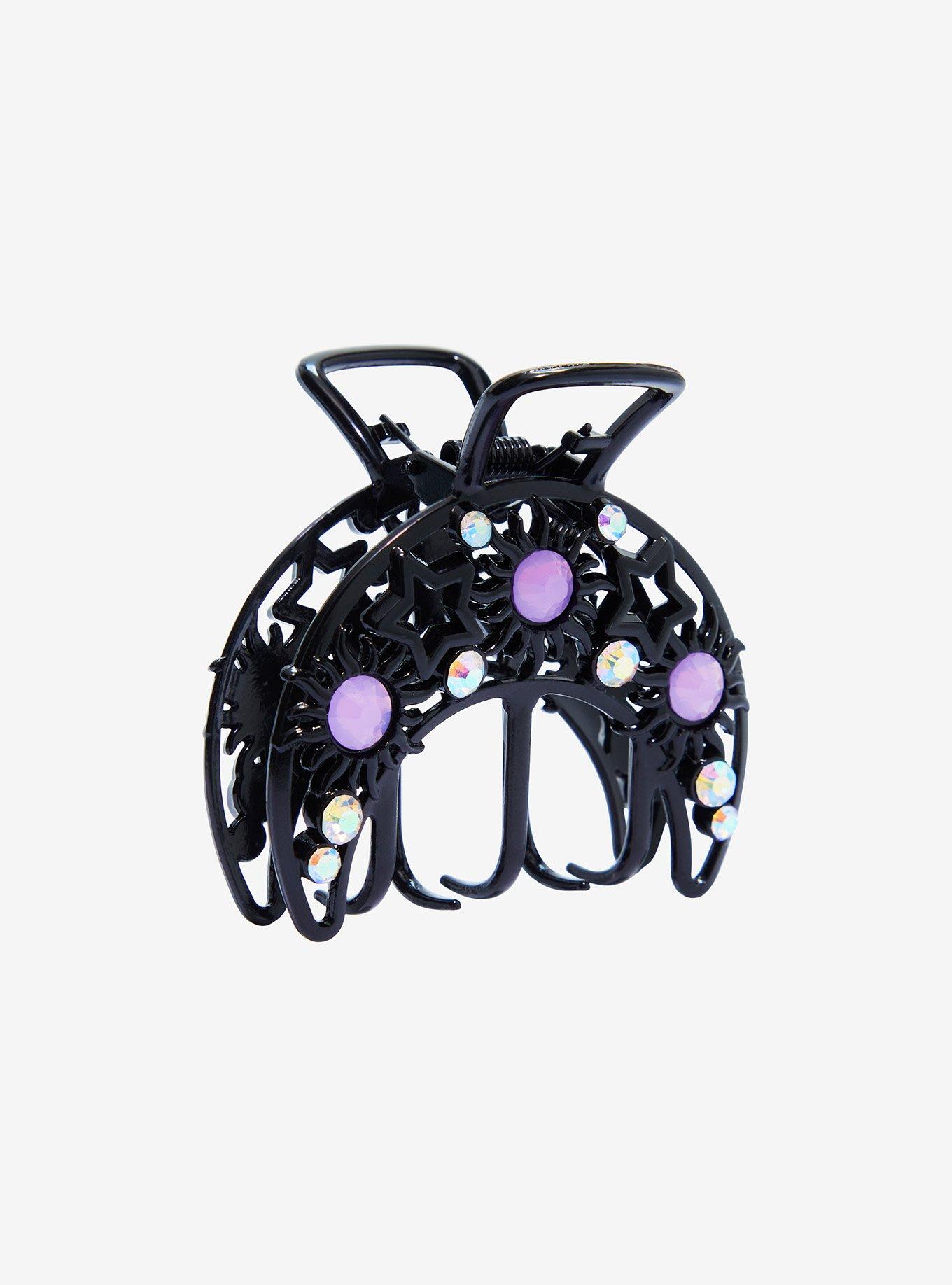 Cosmic Aura Moon Opal Claw Hair Clip, , alternate