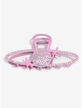 Social Collision® Pink Bling Planet Claw Hair Clip, , alternate