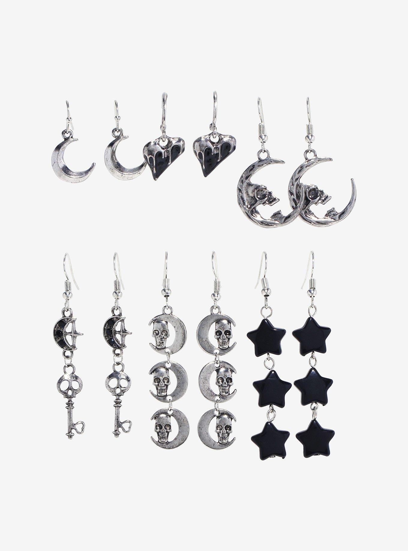 Social Collision Dark Celestial Earring Set, , hi-res