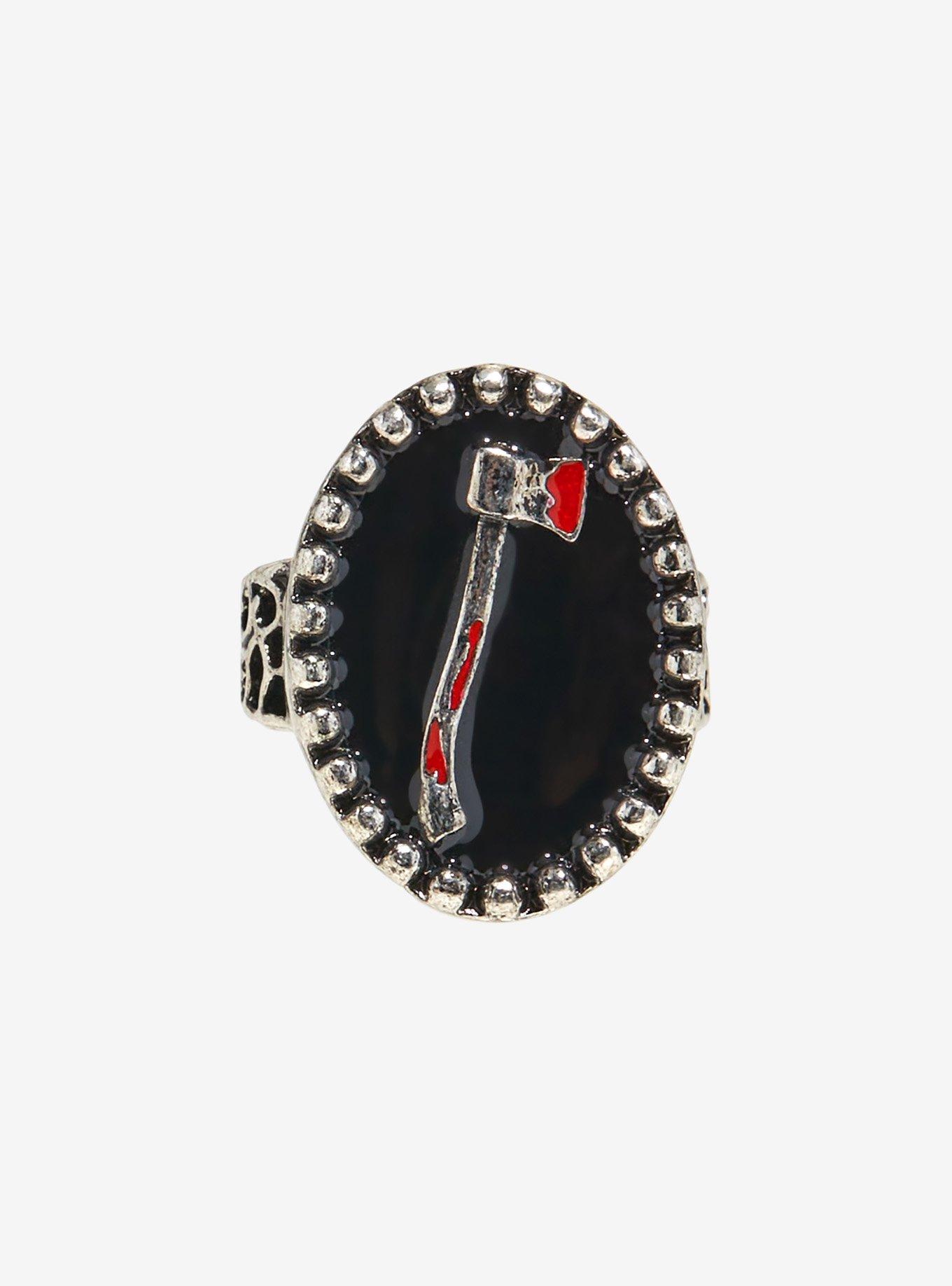 Social Collision® Bloody Axe Ring, , hi-res