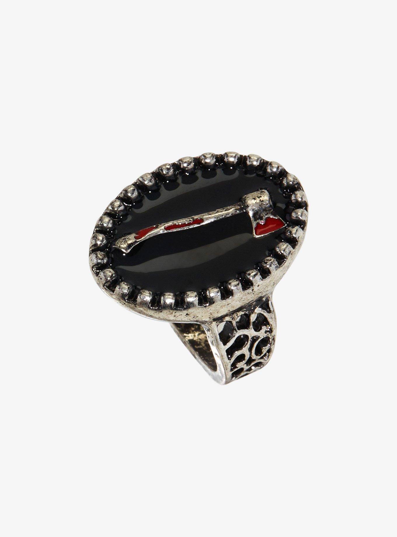 Social Collision® Bloody Axe Ring