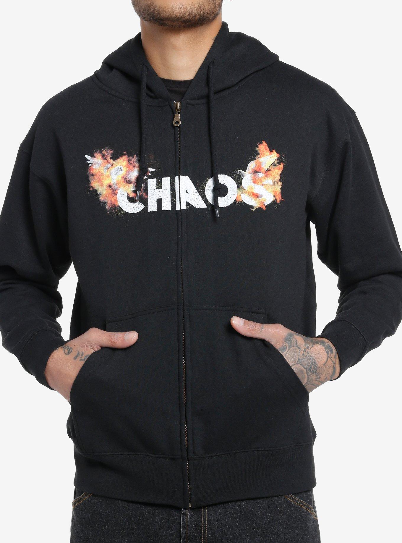 Social Collision® Chaos End Of Times Hoodie, BLACK, alternate