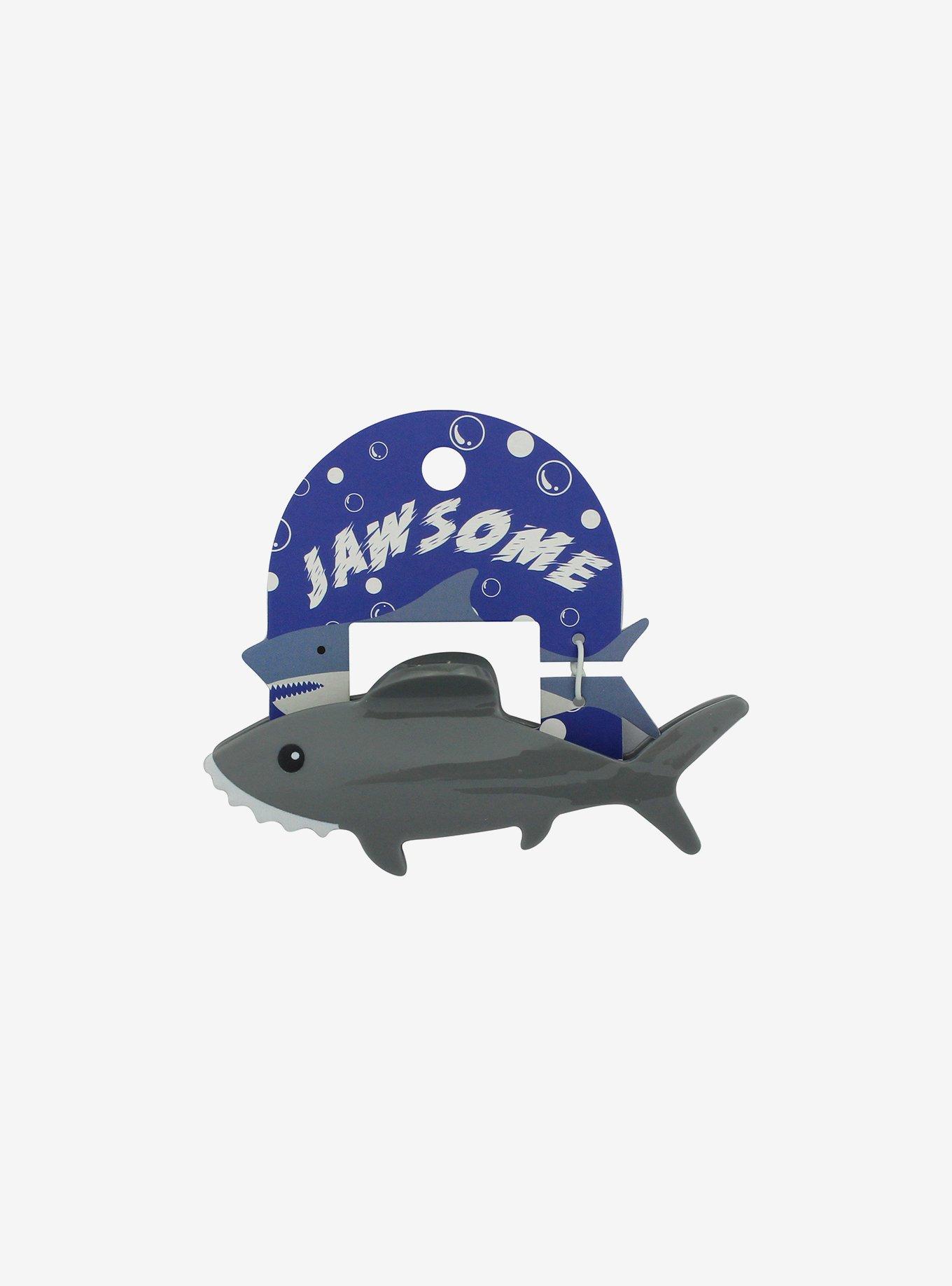 Shark Figural Claw Hair Clip, , alternate