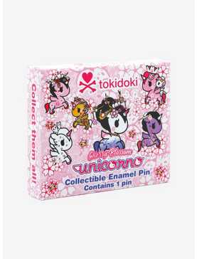 Tokidoki Cherry Blossom Unicorno Blind Box Enamel Pin, , hi-res