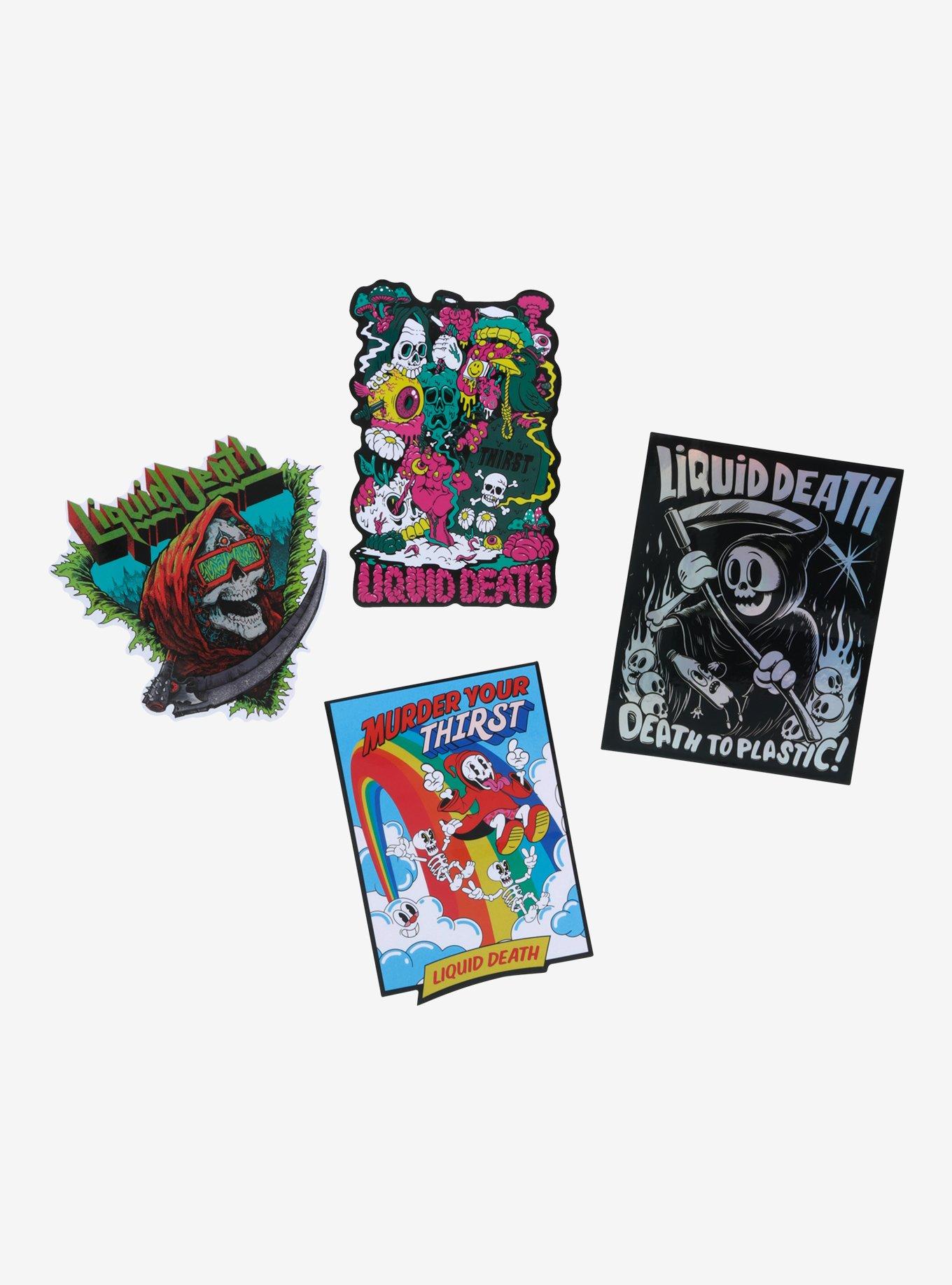 Liquid Death Sticker Pack, , alternate