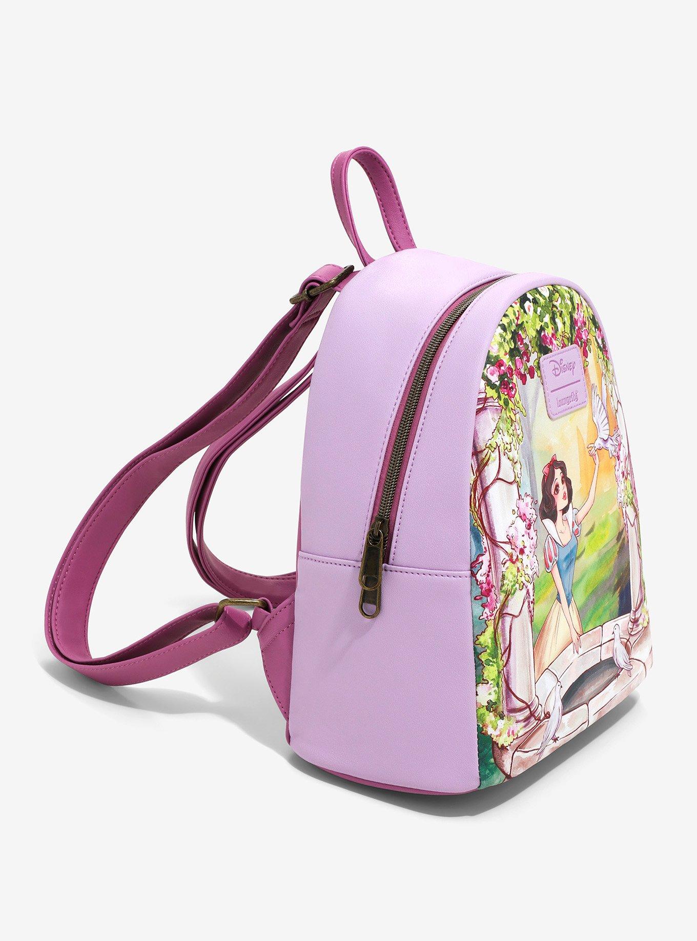 Loungefly Disney Snow White And The Seven Dwarfs Wishing Well Portrait Mini Backpack, , alternate