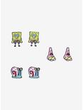 SpongeBob SquarePants Characters Stud Earring Set, , alternate