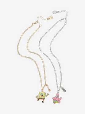 SpongeBob SquarePants Duo Best Friend Necklace Set, , hi-res