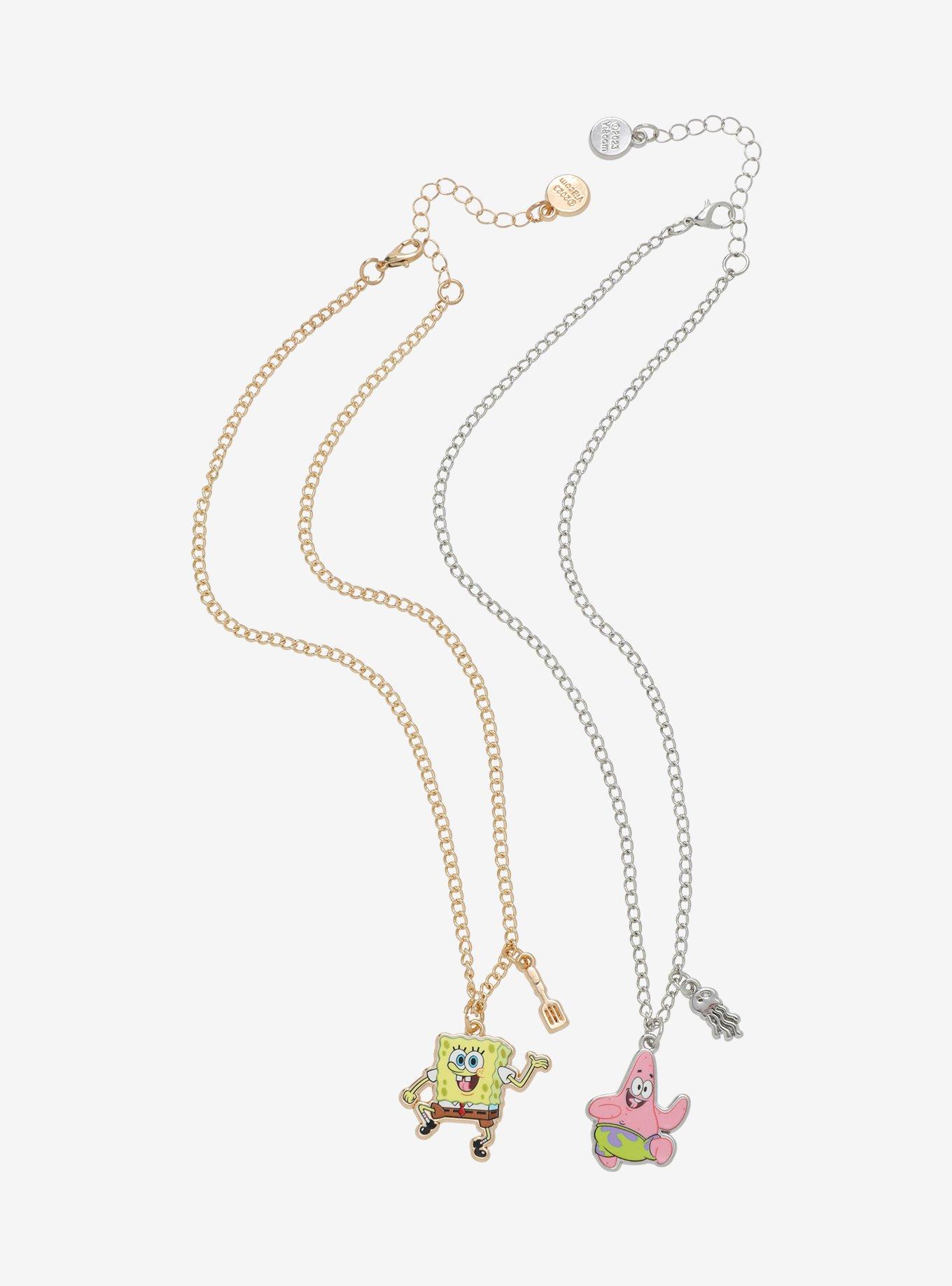 SpongeBob SquarePants Duo Best Friend Necklace Set, , alternate