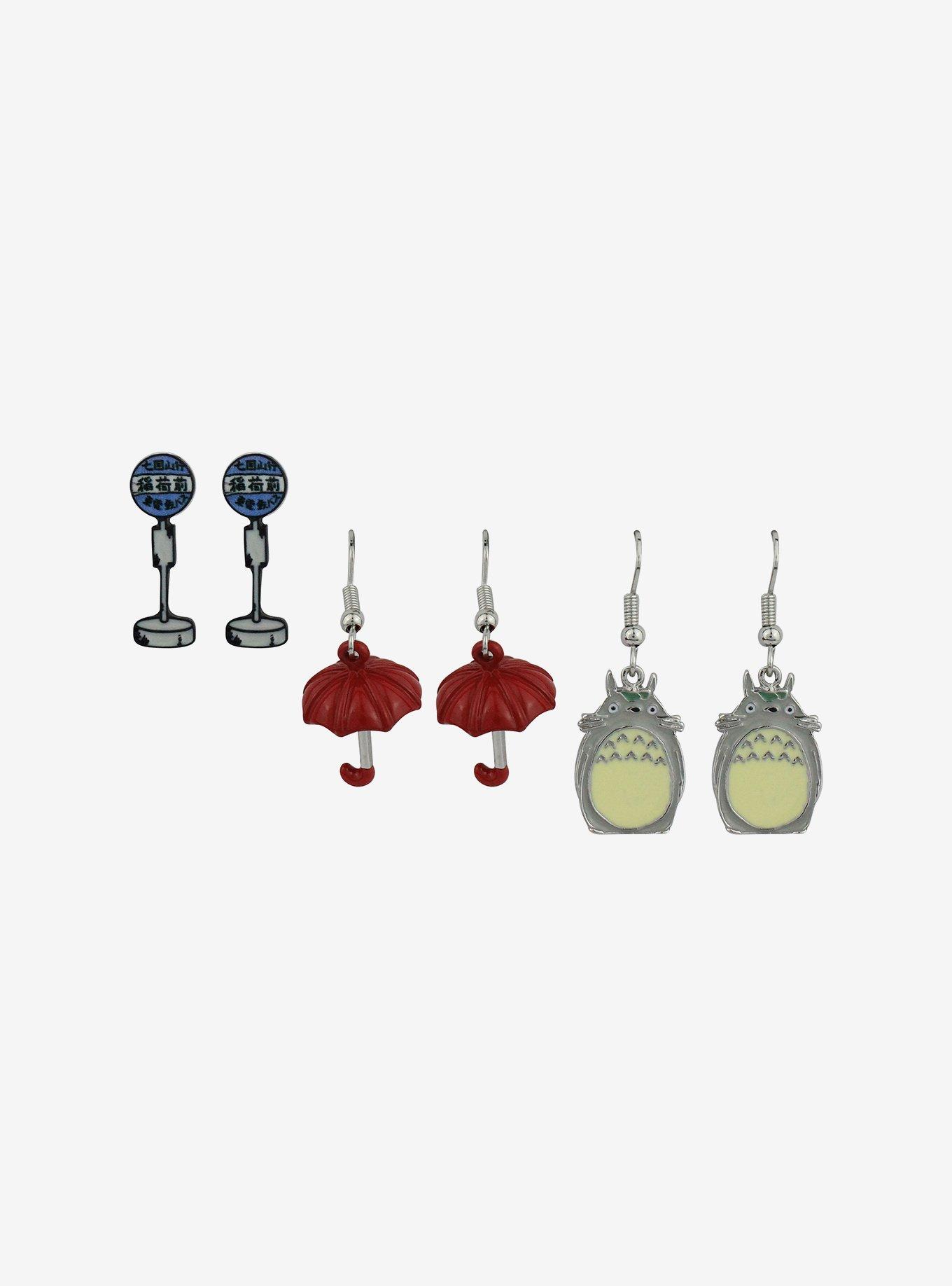 Studio Ghibli&reg; My Neighbor Totoro Bus Stop Icons Earring Set, , hi-res