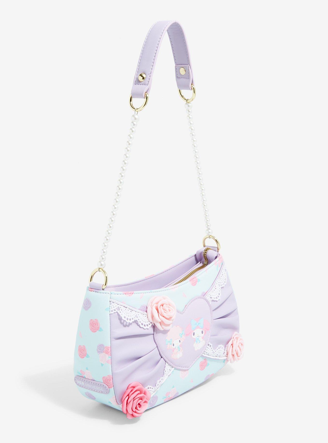 My Melody & My Sweet Piano Pearl Pastel Shoulder Bag, , alternate
