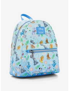 Loungefly Disney Dogs Floral Mini Backpack, , hi-res