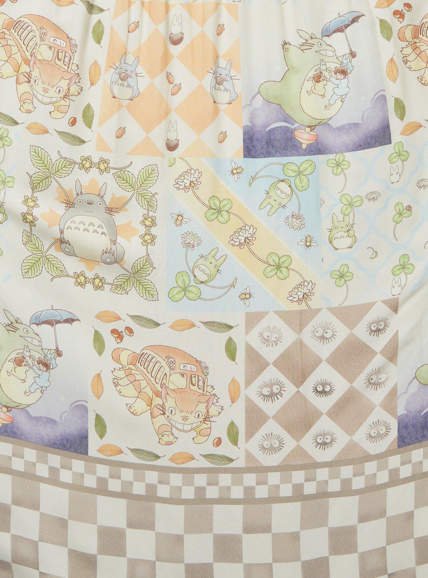 Her Universe Studio Ghibli My Neighbor Totoro Mosaic Plus Size Midi Dress - BoxLunch Exclusive, MULTI, alternate