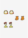 Garfield Characters Stud Earring Set, , alternate