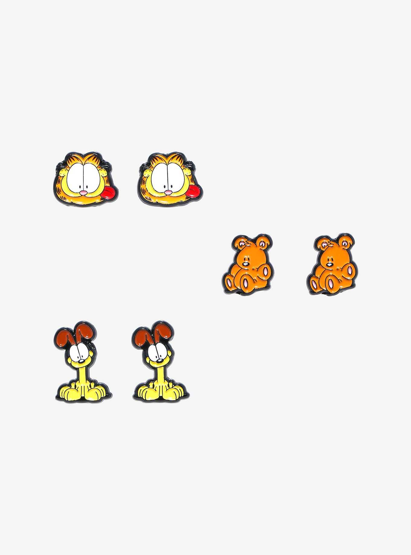 Garfield Characters Stud Earring Set, , hi-res