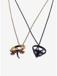 Coraline Cat & Dragonfly Best Friend Necklace Set, , alternate