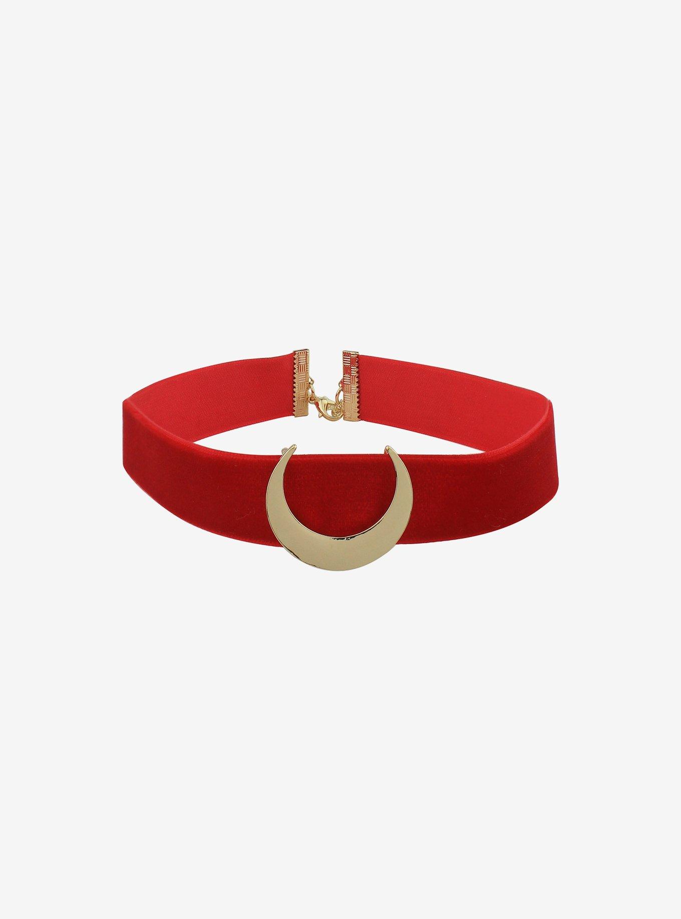 Sailor Moon Crescent Moon Velvet Choker, , alternate