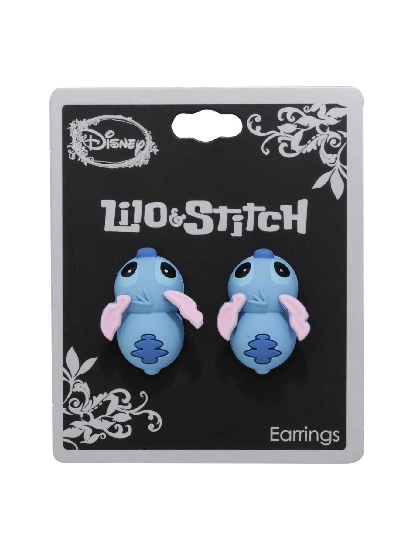 Disney Lilo & Stitch Biting Stud Earrings, , hi-res