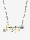 Disney Kingdom Hearts Keyblade Charms Necklace, , alternate