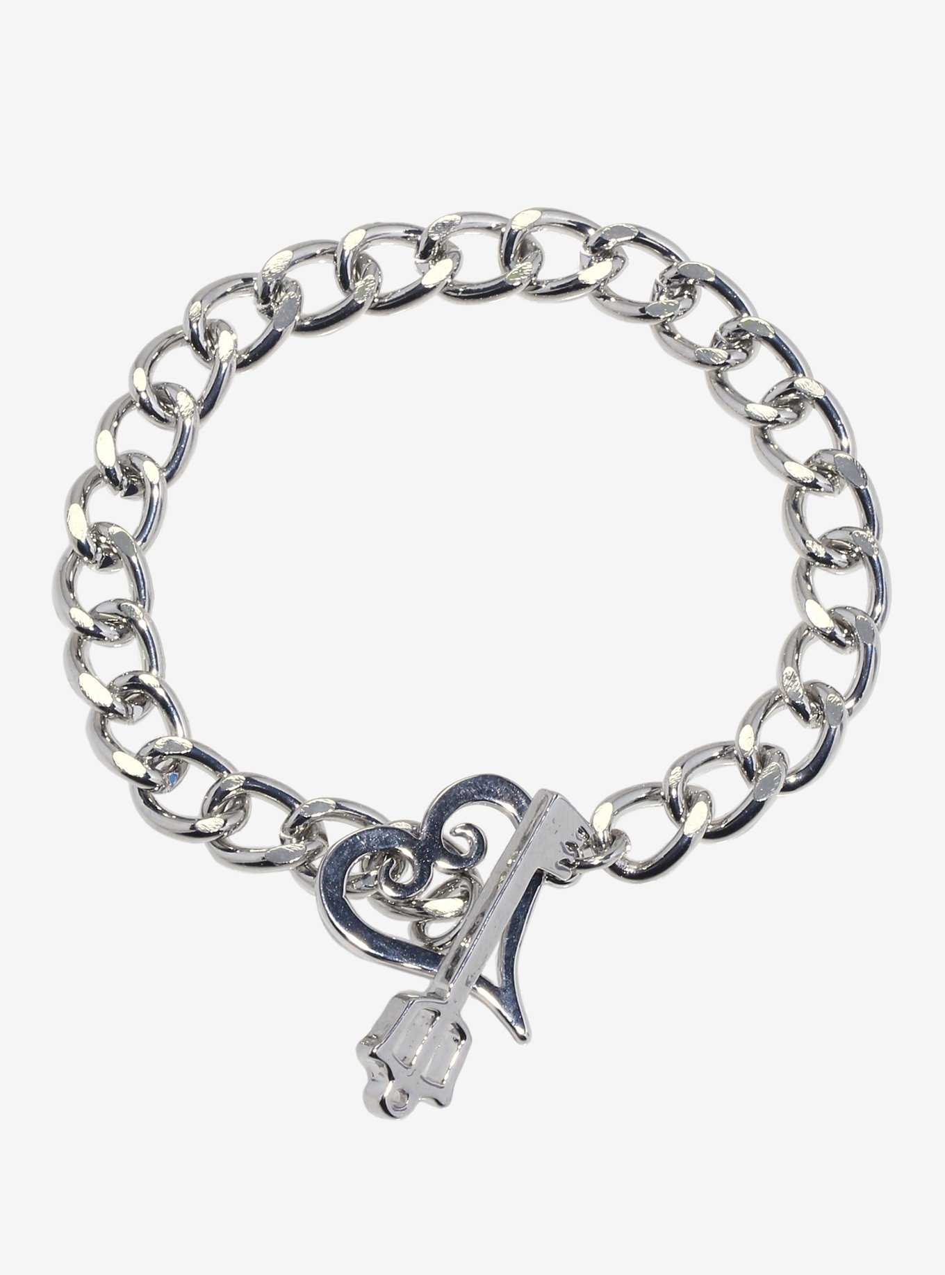 Disney Kingdom Hearts Keyblade Chain Bracelet, , hi-res
