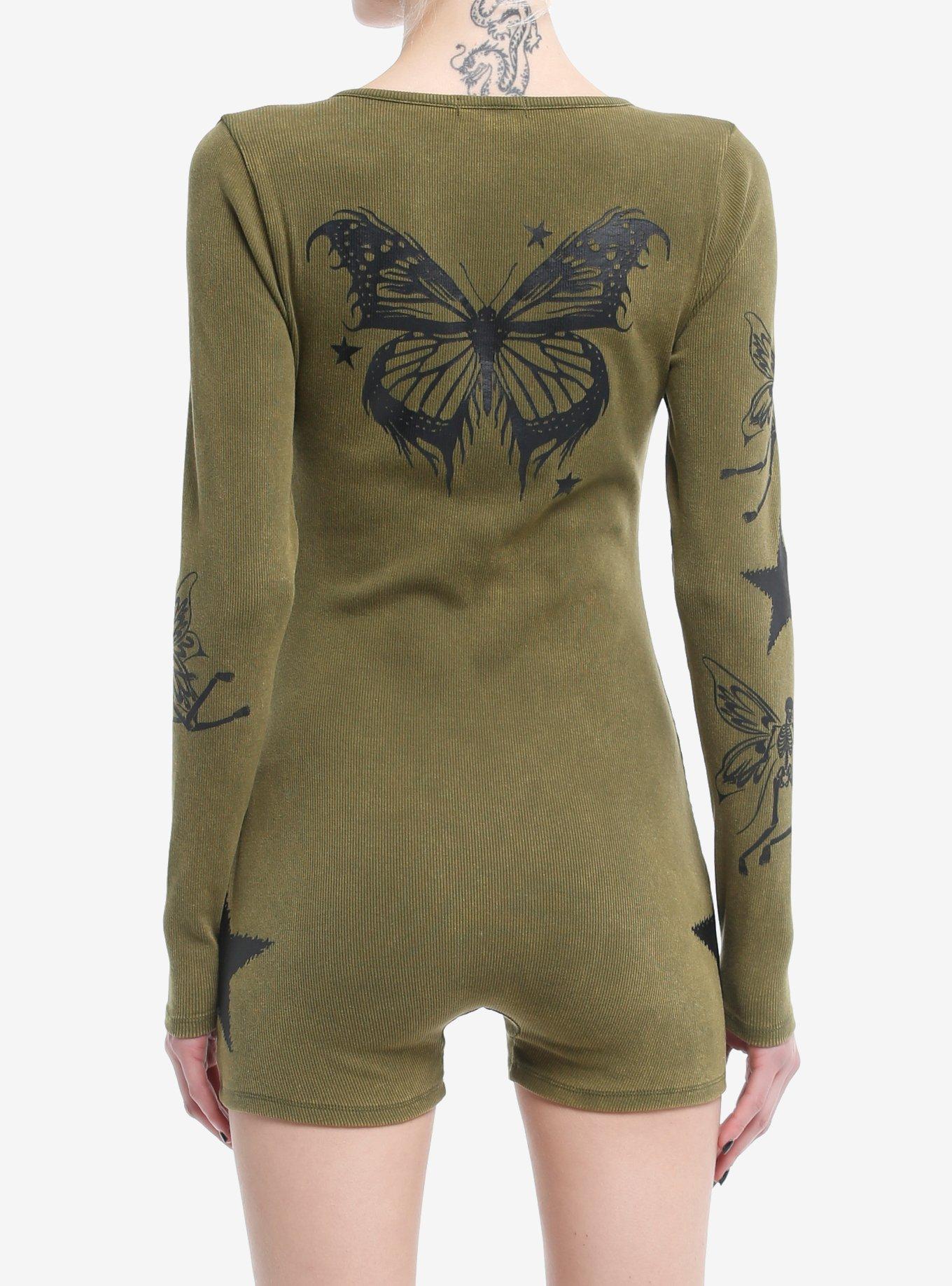 Fairy Grunge Long-Sleeve Romper, , hi-res