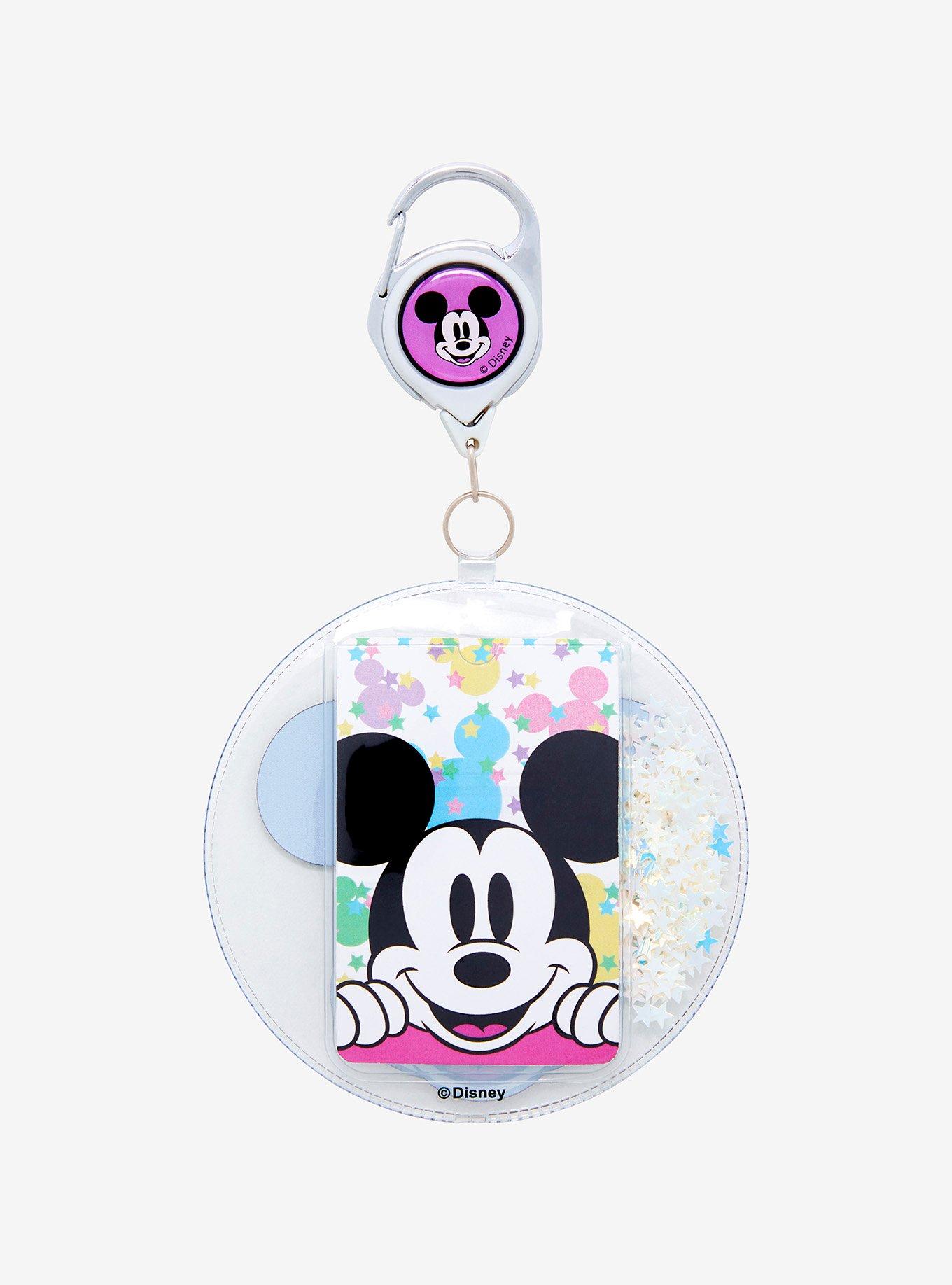 Disney Mickey Mouse Balloon Shaker Retractable Lanyard
