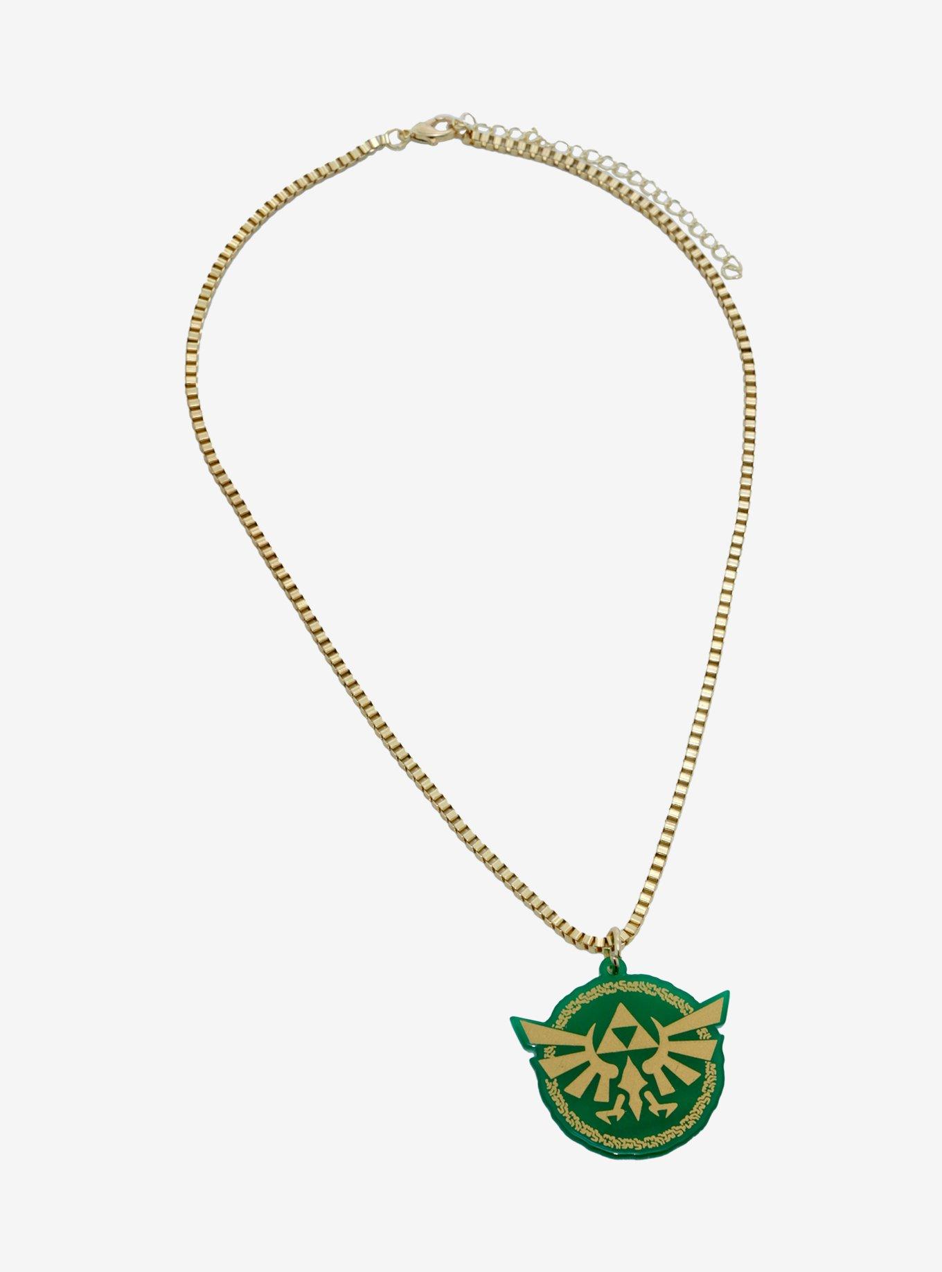 The Legend Of Zelda: Tears Of The Kingdom Triforce Pendant Necklace, , alternate