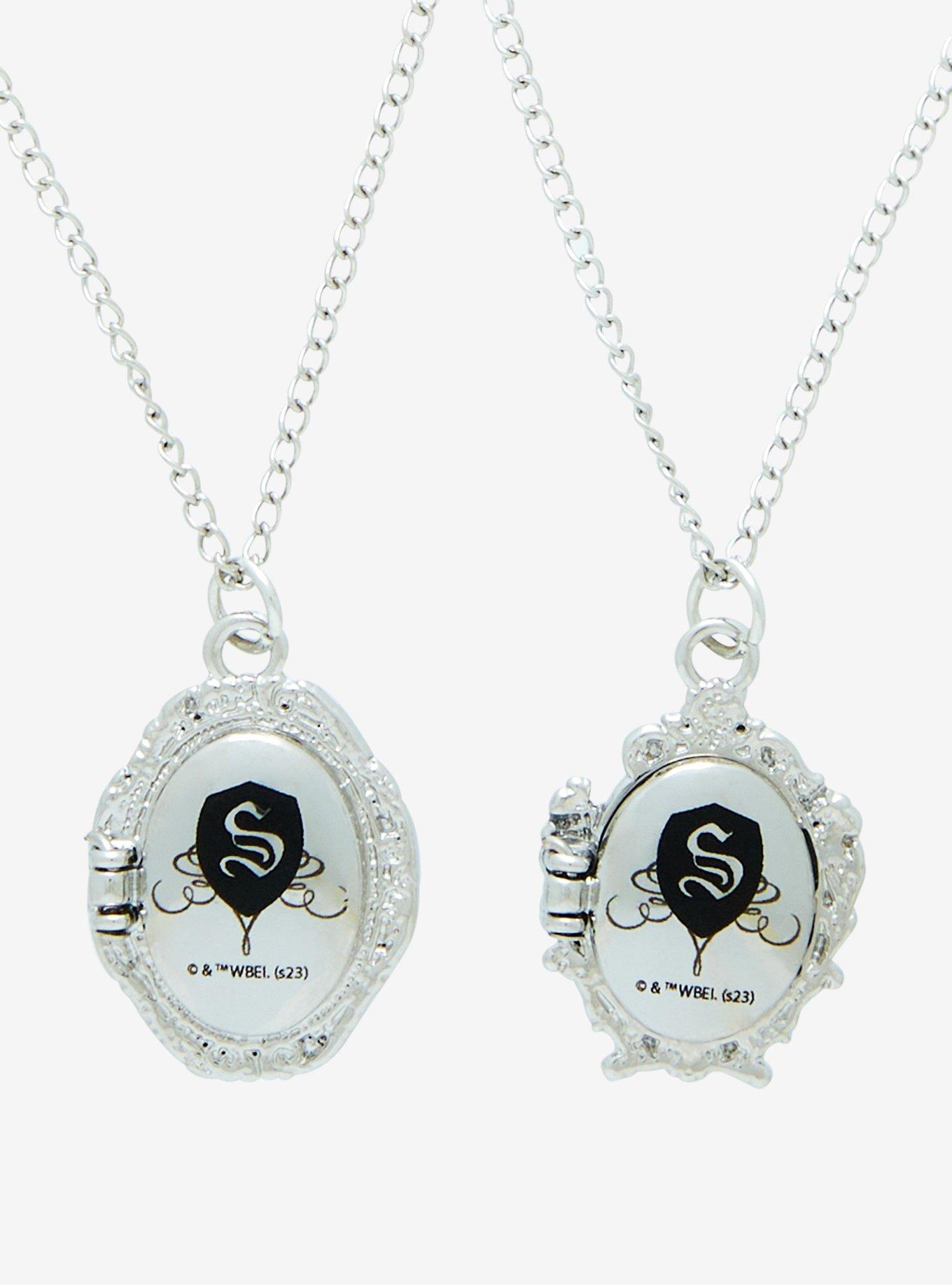 The Vampire Diaries Stefan & Damon Locket Best Friend Necklace Set, , alternate