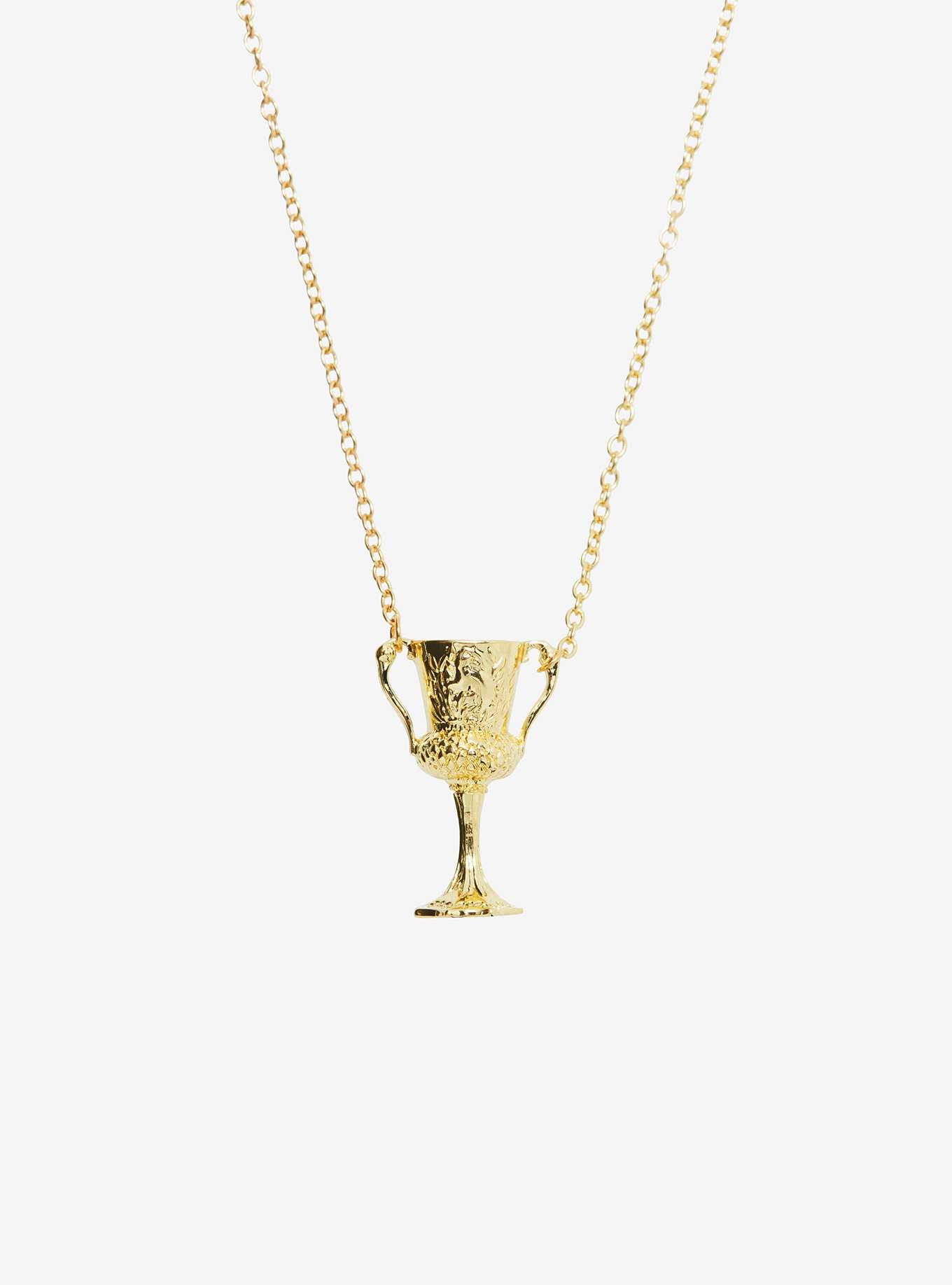 Harry Potter Hufflepuff Cup Necklace, , hi-res