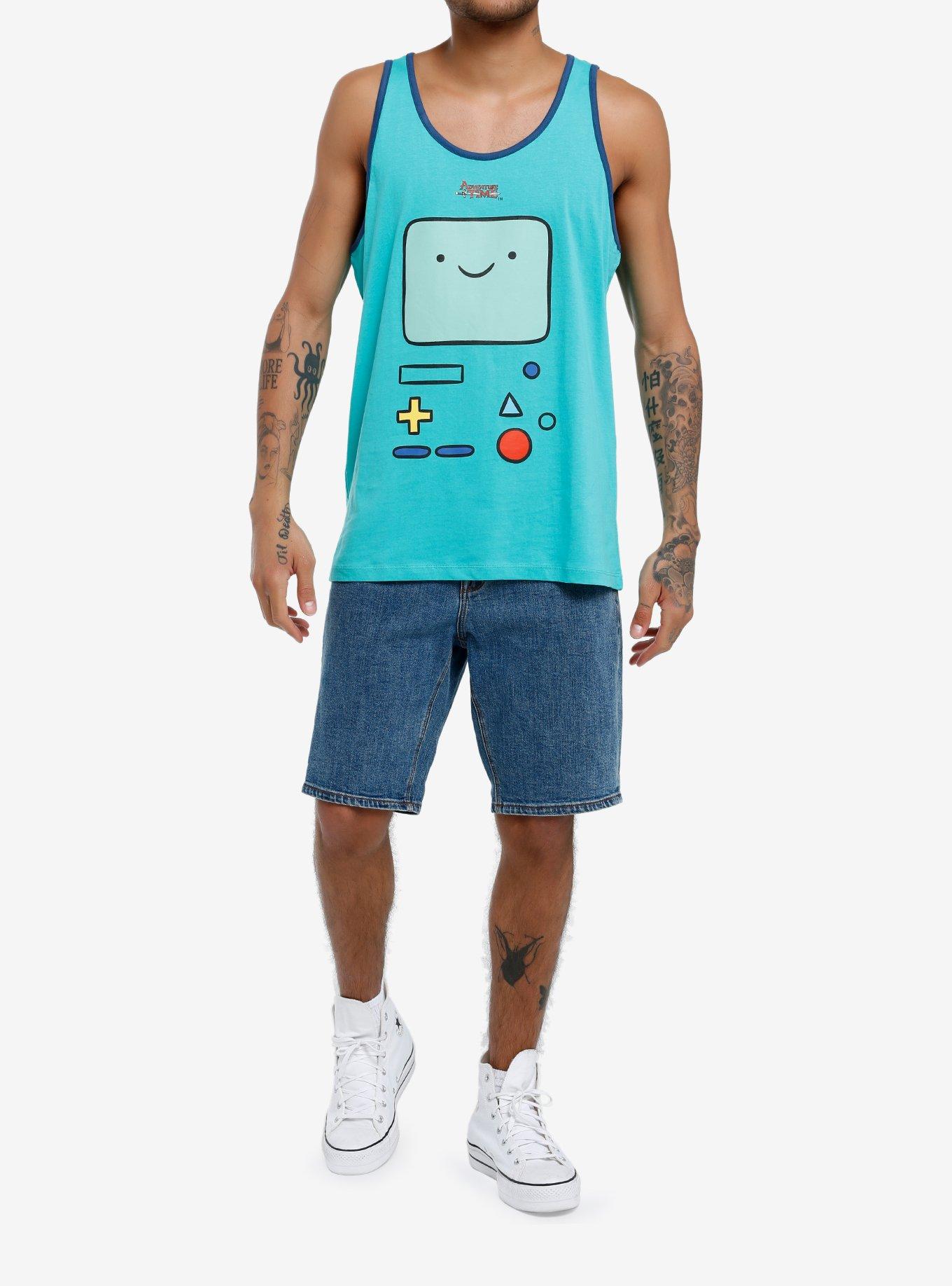 Adventure Time BMO Tank Top, AQUA, alternate