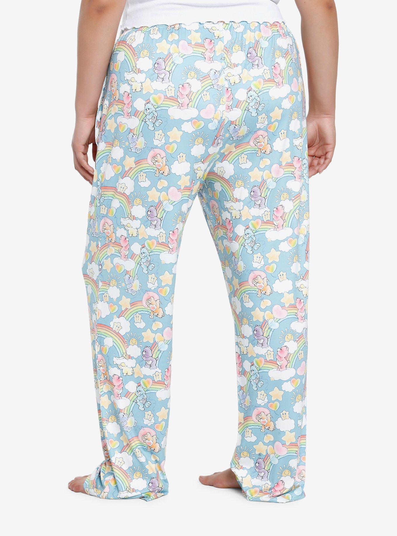 Care Bears Rainbows Girls Pajama Pants Plus Size, , hi-res