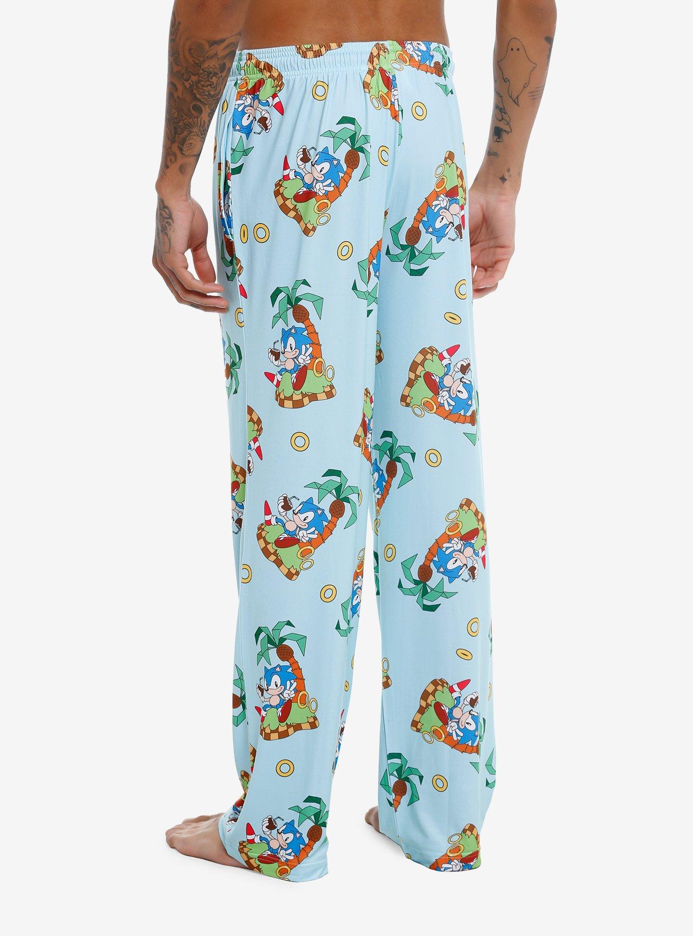 Sonic The Hedgehog Island Time Pajama Pants, MULTI, alternate