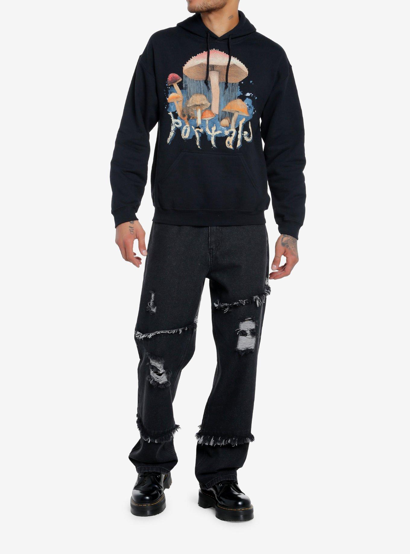 Melanie Martinez Portals Mushroom Hoodie, BLACK, alternate