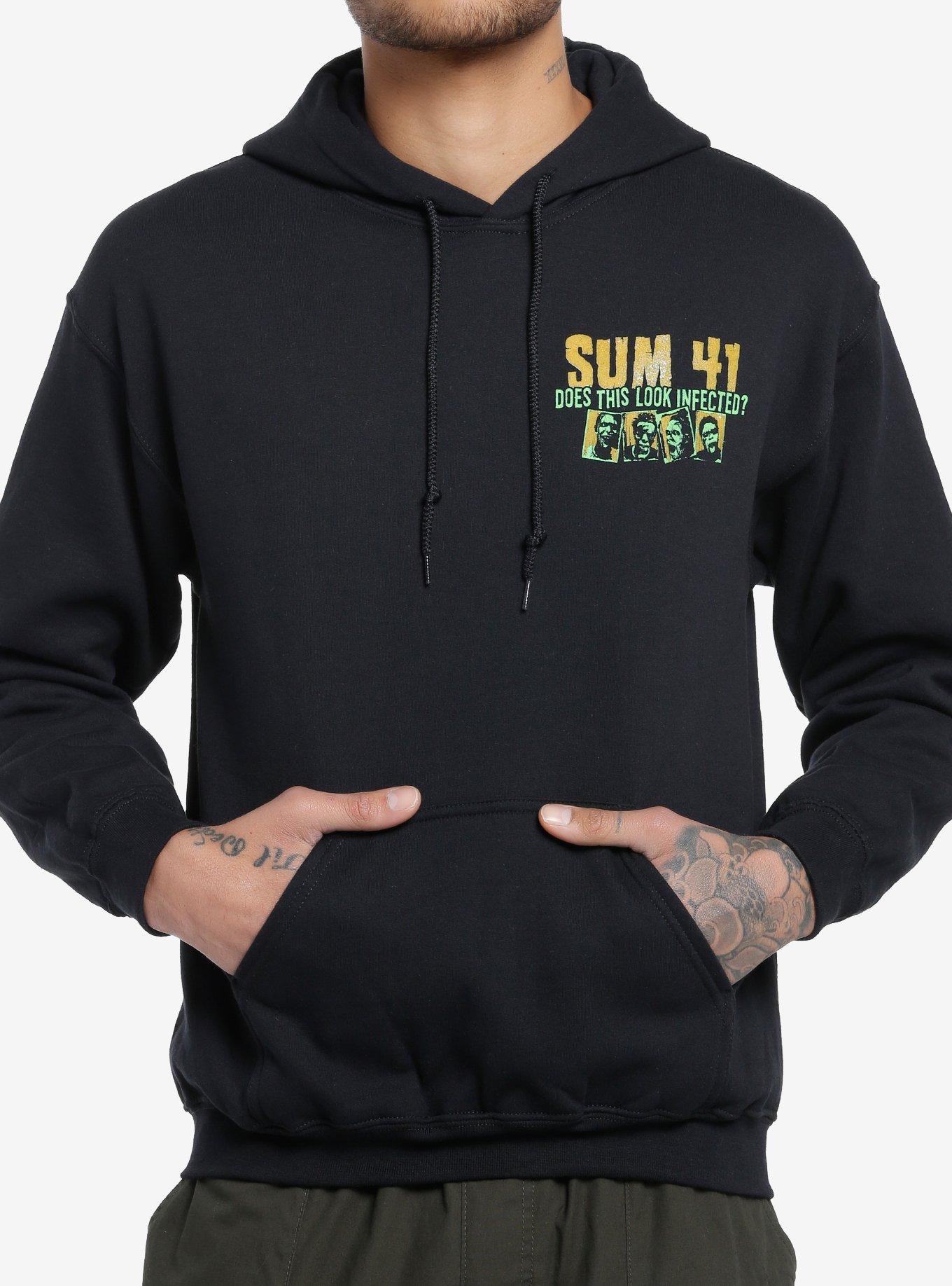 Sum 41 Does This Look Infected? Tour Hoodie, BLACK, alternate
