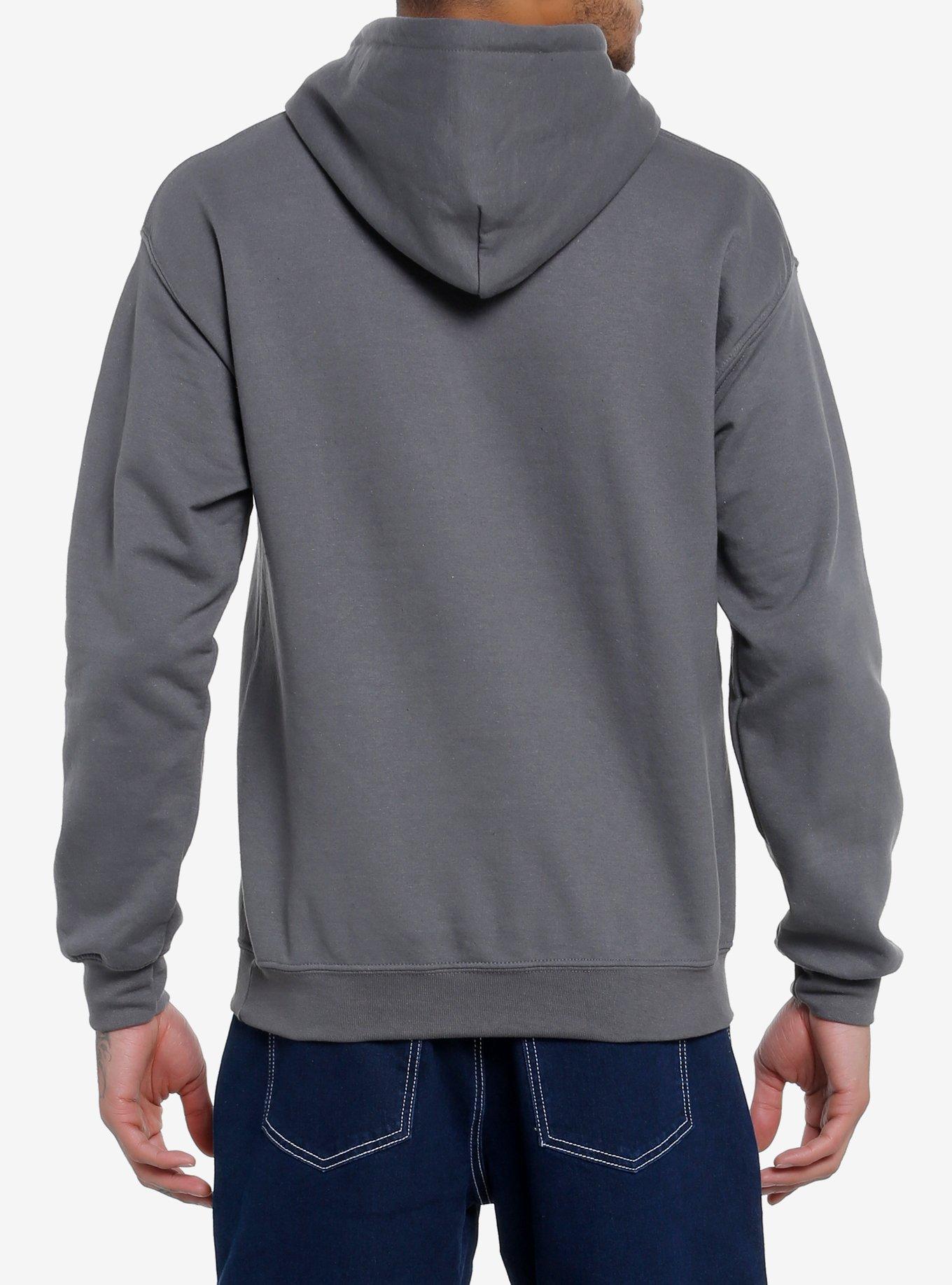 Red Hot Chili Peppers Logo Grey Hoodie, BLACK, alternate