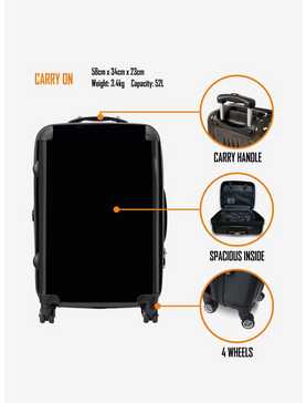 Rocksax Machine Gun Kelly Face Travel Luggage, , hi-res