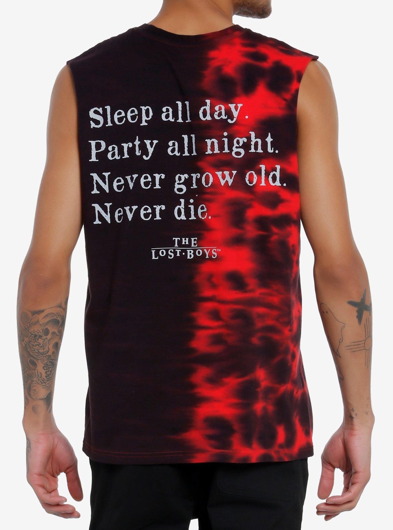 The Lost Boys Bridge Split-Dye Muscle Tank Top, MULTI, alternate