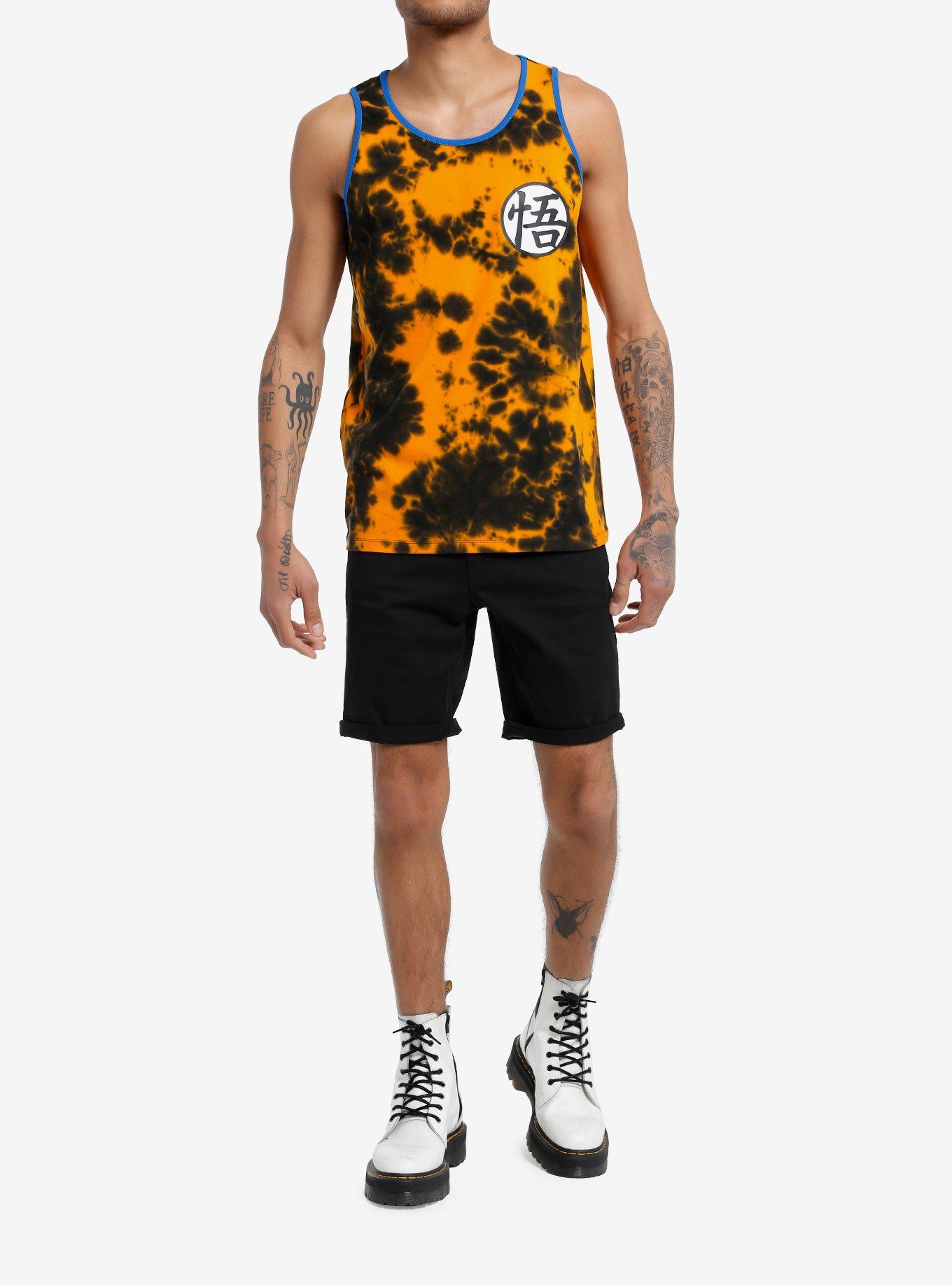 Dragon Ball Z Goku Tie-Dye Tank Top, MULTI, alternate