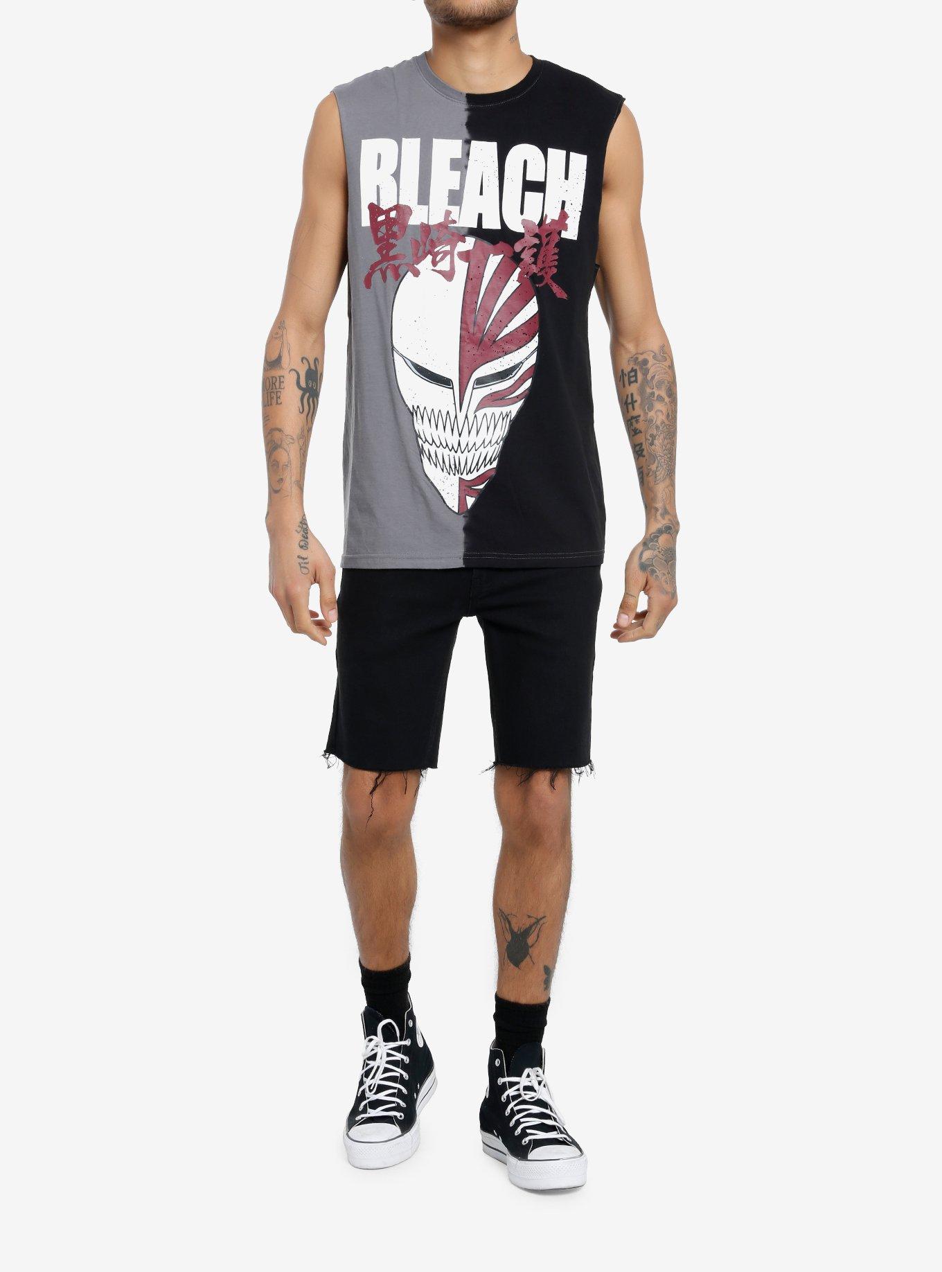 BLEACH Ichigo Split Muscle Tank Top, MULTI, alternate