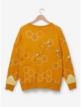 Disney Winnie the Pooh Honeycomb Pooh Bear Plus Size Cardigan, GOLDEN ROD YELLOW, alternate