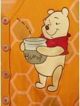 Disney Winnie the Pooh Honeycomb Pooh Bear Plus Size Cardigan, GOLDEN ROD YELLOW, alternate