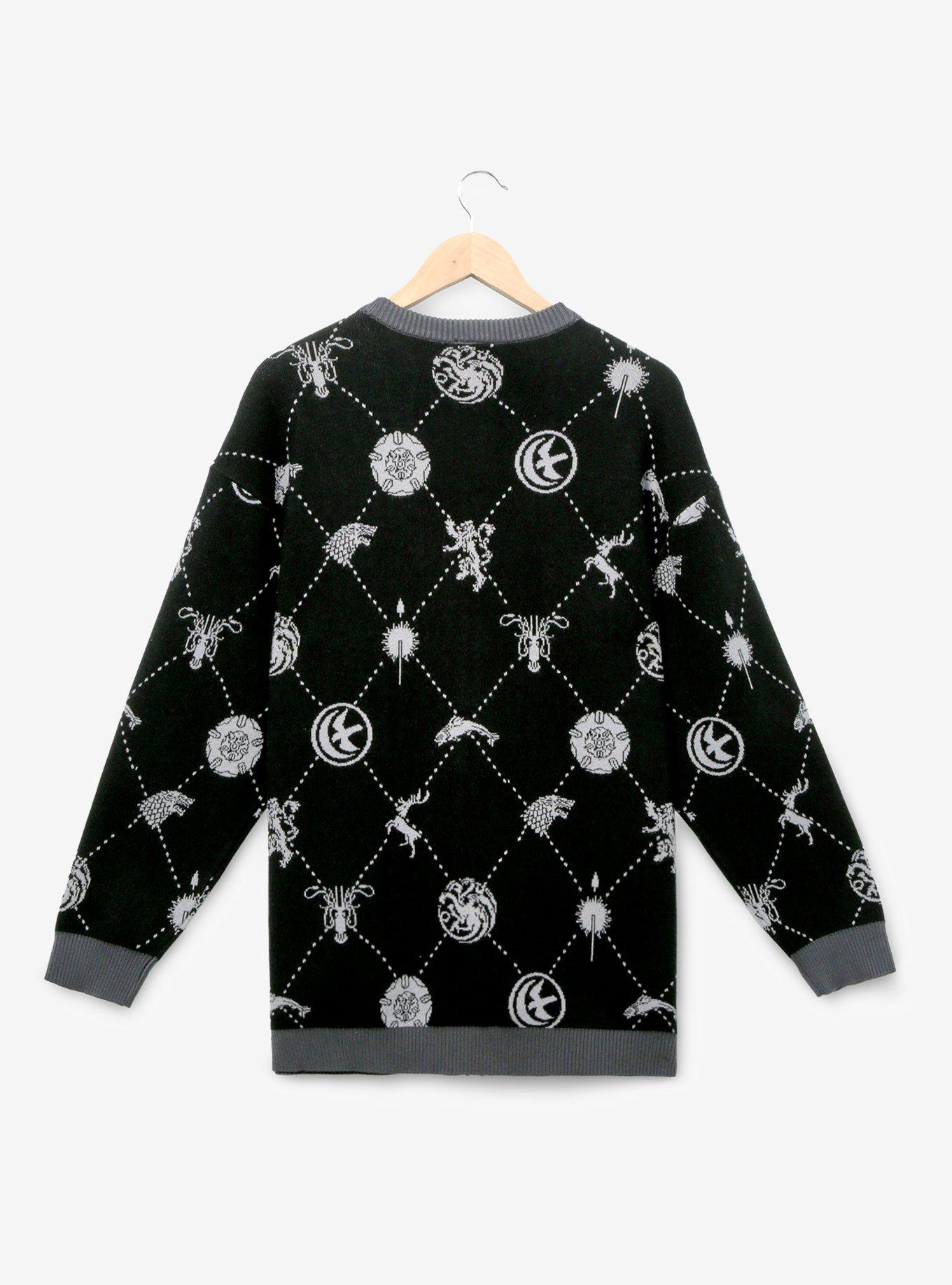 Game Of Thrones House Icons Cardigan Our Universe Exclusive, BLACK  GREY, alternate